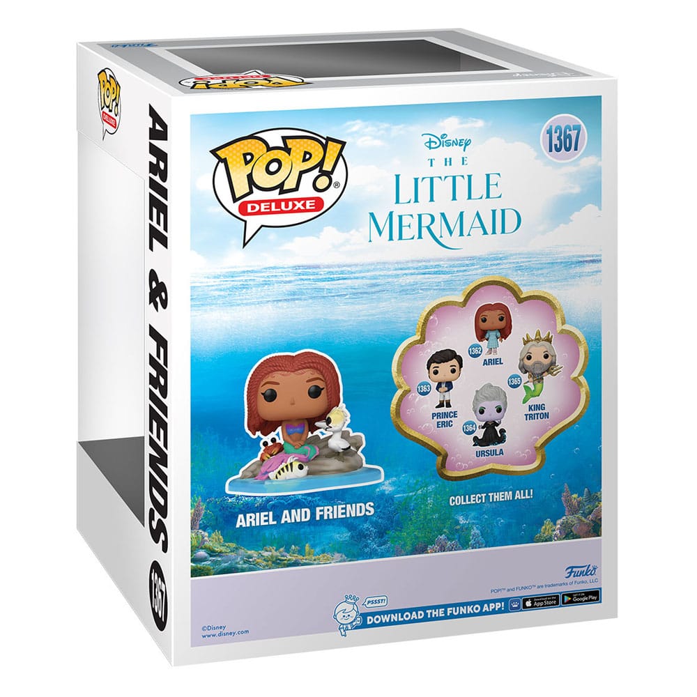 The Little Mermaid POP! Deluxe Vinyl Figure Ariel & Friends 9 cm 0889698707312