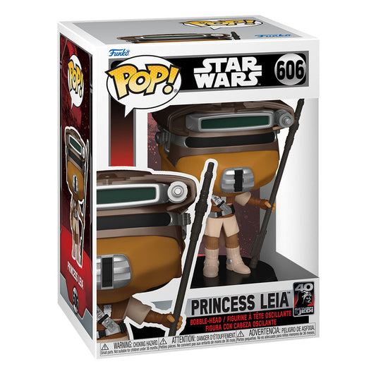 Star Wars Return of the Jedi 40th Anniversary POP! Vinyl Figure Leia (Boushh) 9 cm 0889698707480