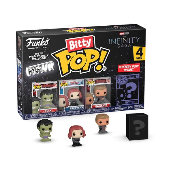 Marvel Bitty POP! Vinyl Figure 4-Pack Hulk 2,5 cm 0889698715041