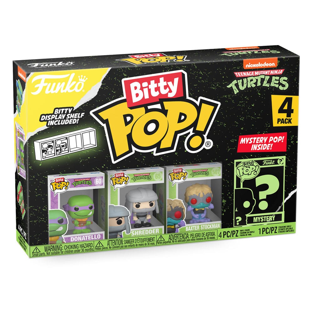 Teenage Mutant Ninja Turtles Bitty POP! Vinyl Figure 4-Pack Donatello 2,5 cm 0889698715089