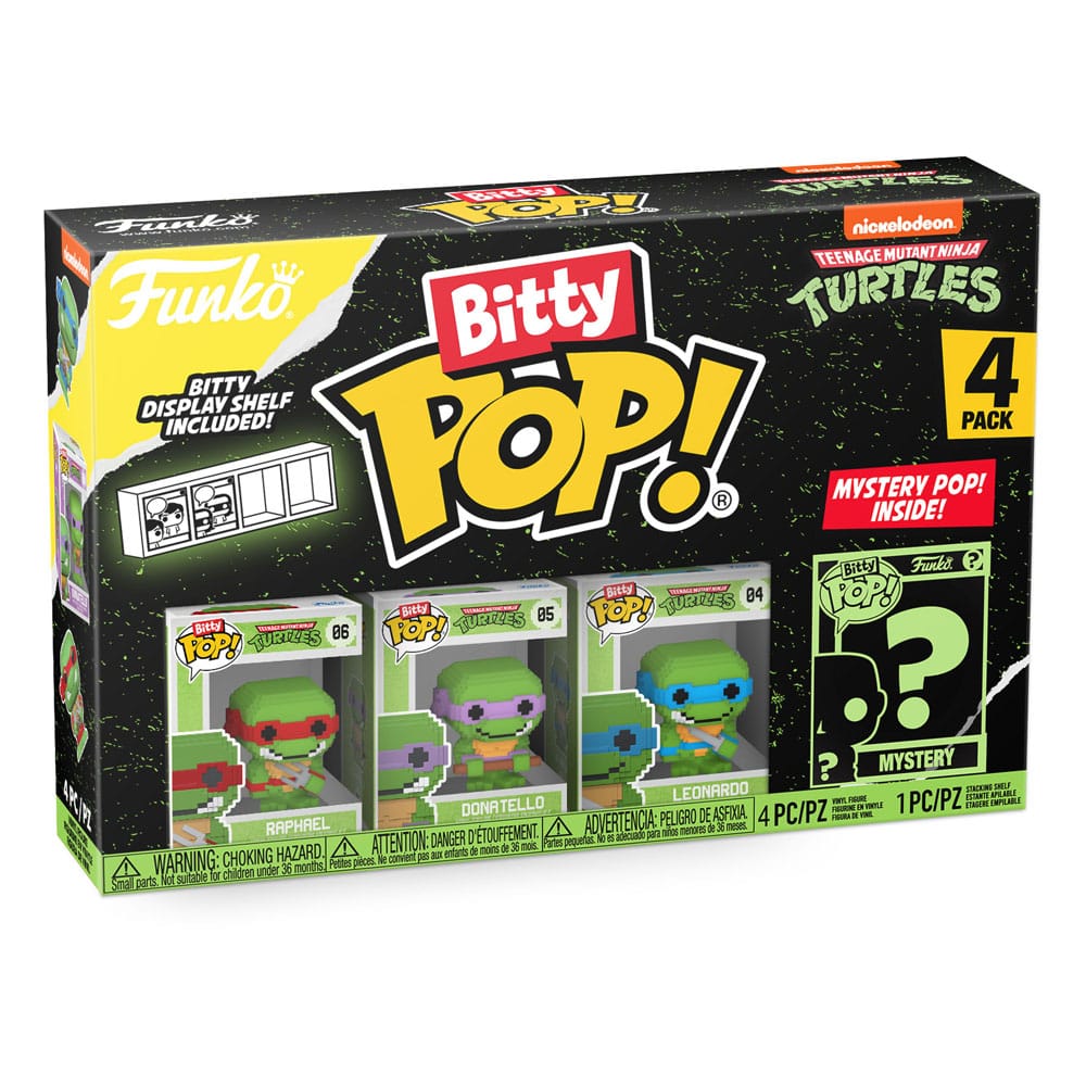 Teenage Mutant Ninja Turtles Bitty POP! Vinyl Figure 4-Pack 8-Bit 2,5 cm 0889698715102