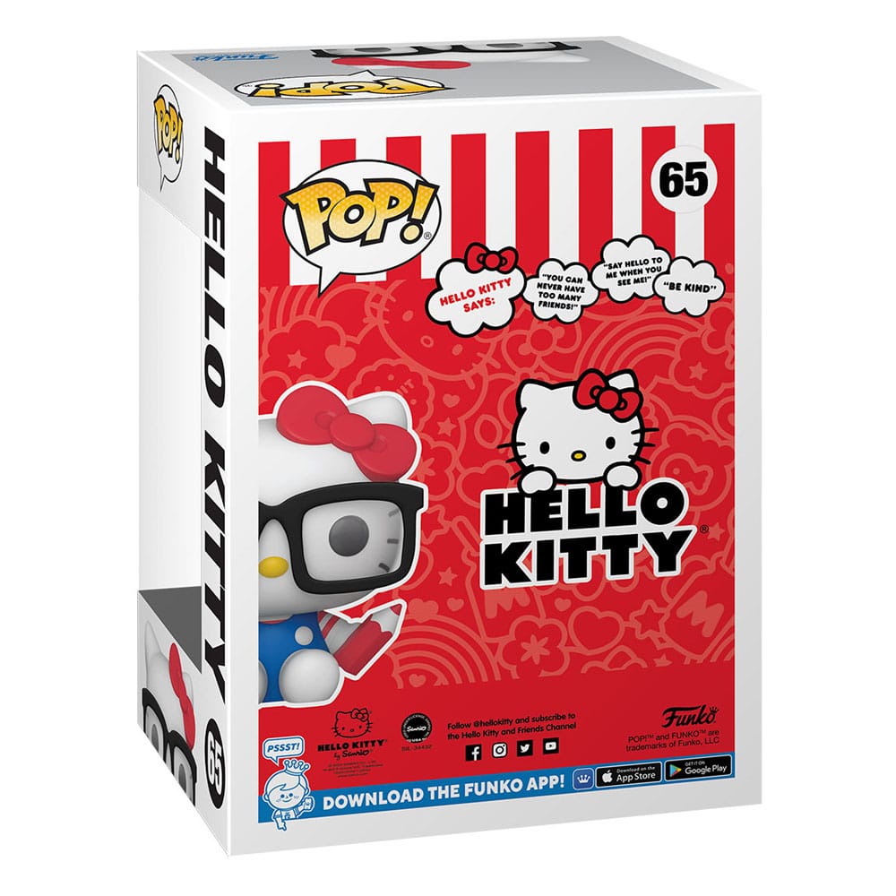 Hello Kitty POP! Sanrio Vinyl Figure Hello Kitty Nerd 9 cm 0889698720557