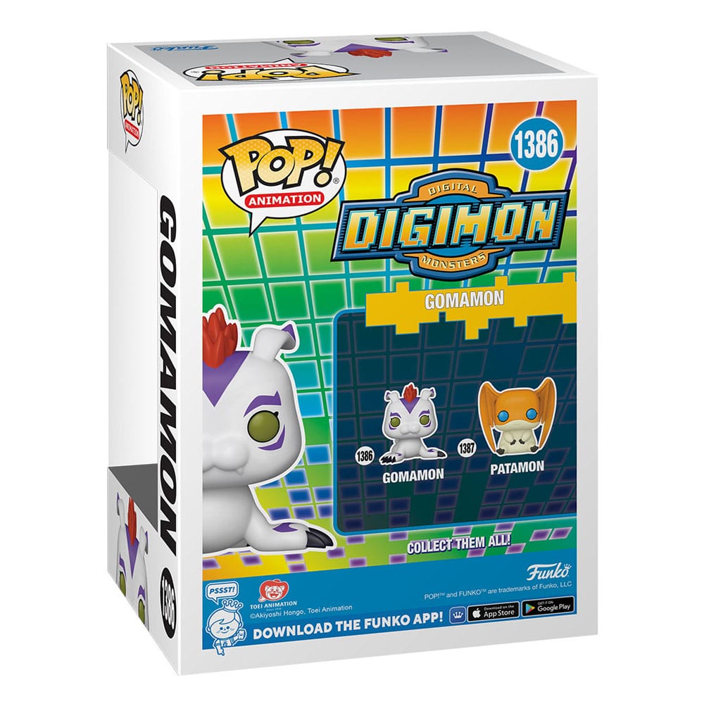 Digimon POP! Animation Vinyl Figure Gomamon 9 cm 0889698720564