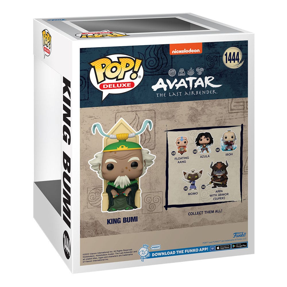 Avatar The Last Airbender POP! Deluxe Vinyl Figure King Bumi 9 cm 0889698721028