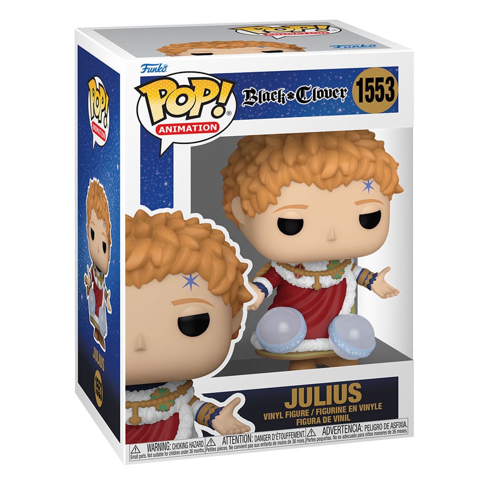 Black Clover POP! Animation Vinyl Figure Julius 9 cm 0889698721172