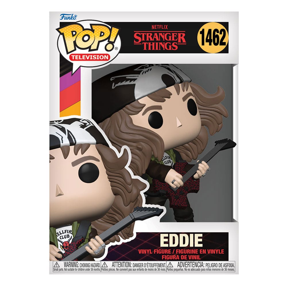 Stranger Things POP! TV Vinyl Figure Hunter Eddie with Guitar 9 cm 0889698721387