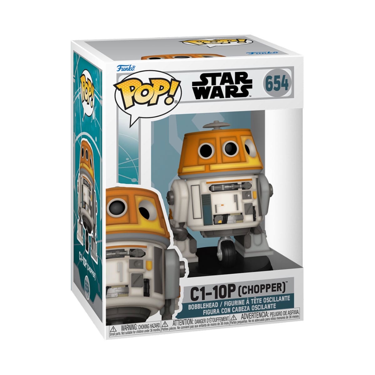 Star Wars: Ahsoka POP! Vinyl Figure C1-10P (Chopper) 9 cm 0889698721790