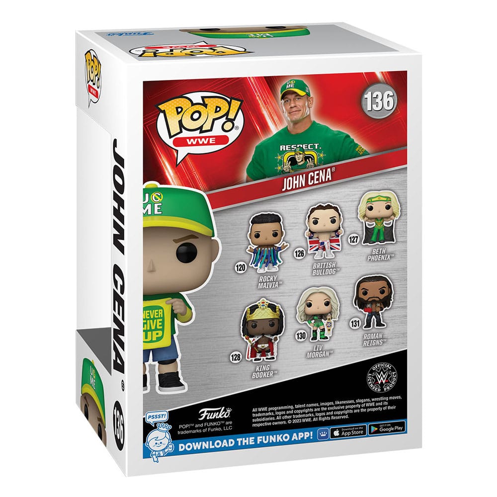 WWE POP! Vinyl Figure John Cena (Never Give Up) 9 cm 0889698722841