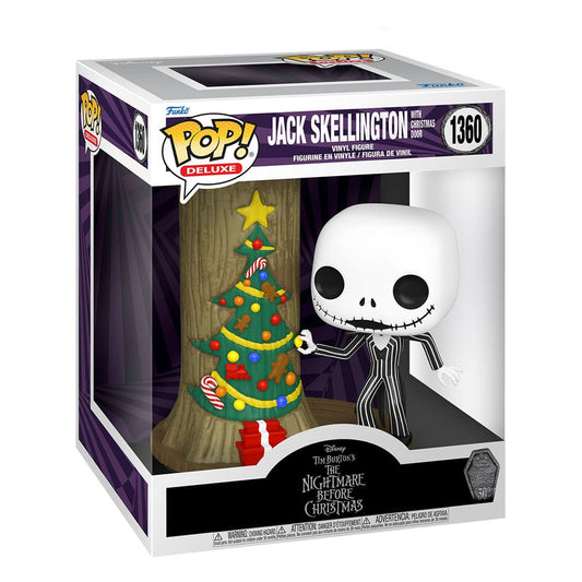 Nightmare before Christmas 30th POP! Deluxe Vinyl Figure Jack w/C.Town Door 9 cm 0889698723107