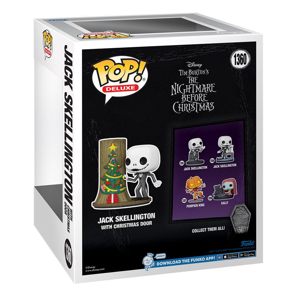 Nightmare before Christmas 30th POP! Deluxe Vinyl Figure Jack w/C.Town Door 9 cm 0889698723107