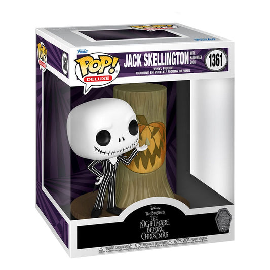 Nightmare before Christmas 30th POP! Deluxe Vinyl Figure Jack w/H.Town Door 9 cm 0889698723114