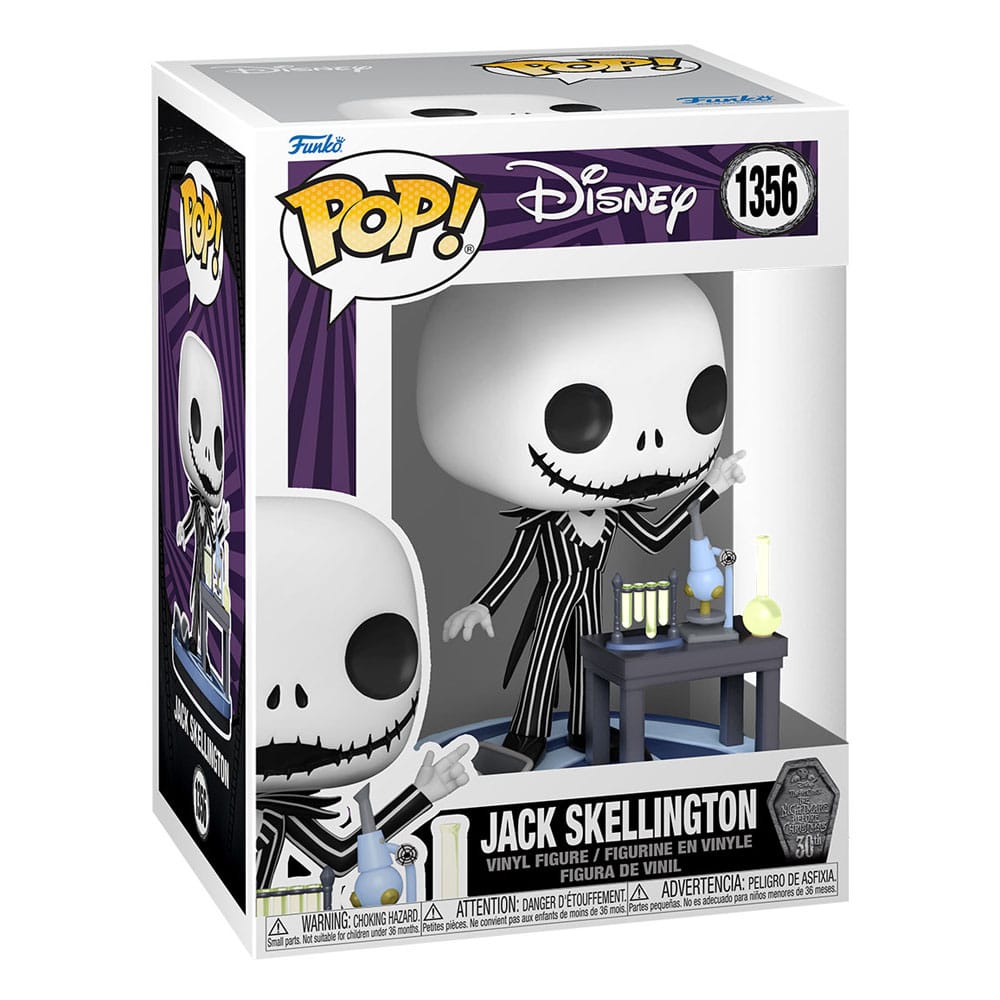 Nightmare before Christmas 30th POP! Disney Vinyl Figure Jack (lab) 9 cm 0889698723138