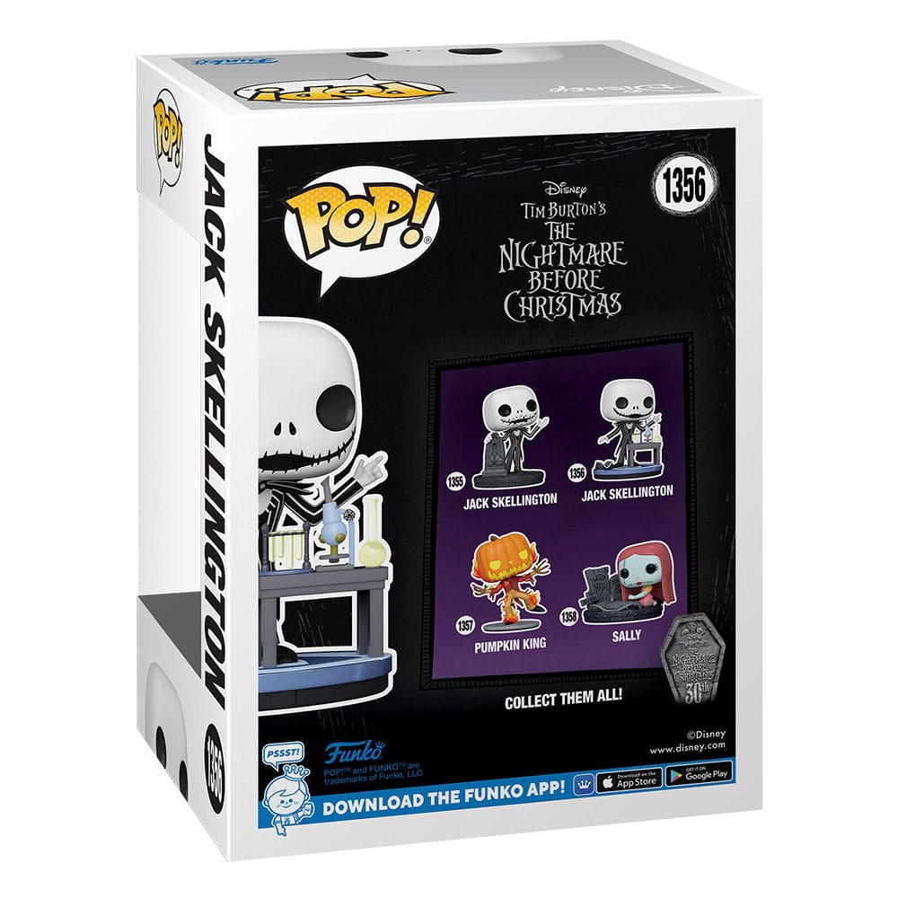 Nightmare before Christmas 30th POP! Disney Vinyl Figure Jack (lab) 9 cm 0889698723138