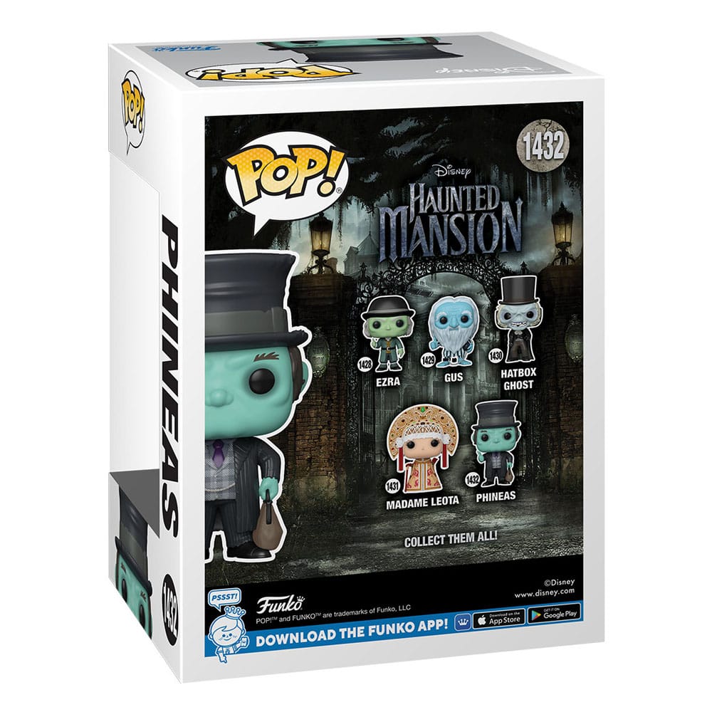 Haunted Mansion POP! Disney Vinyl Figure Phineas 9 cm 0889698723695