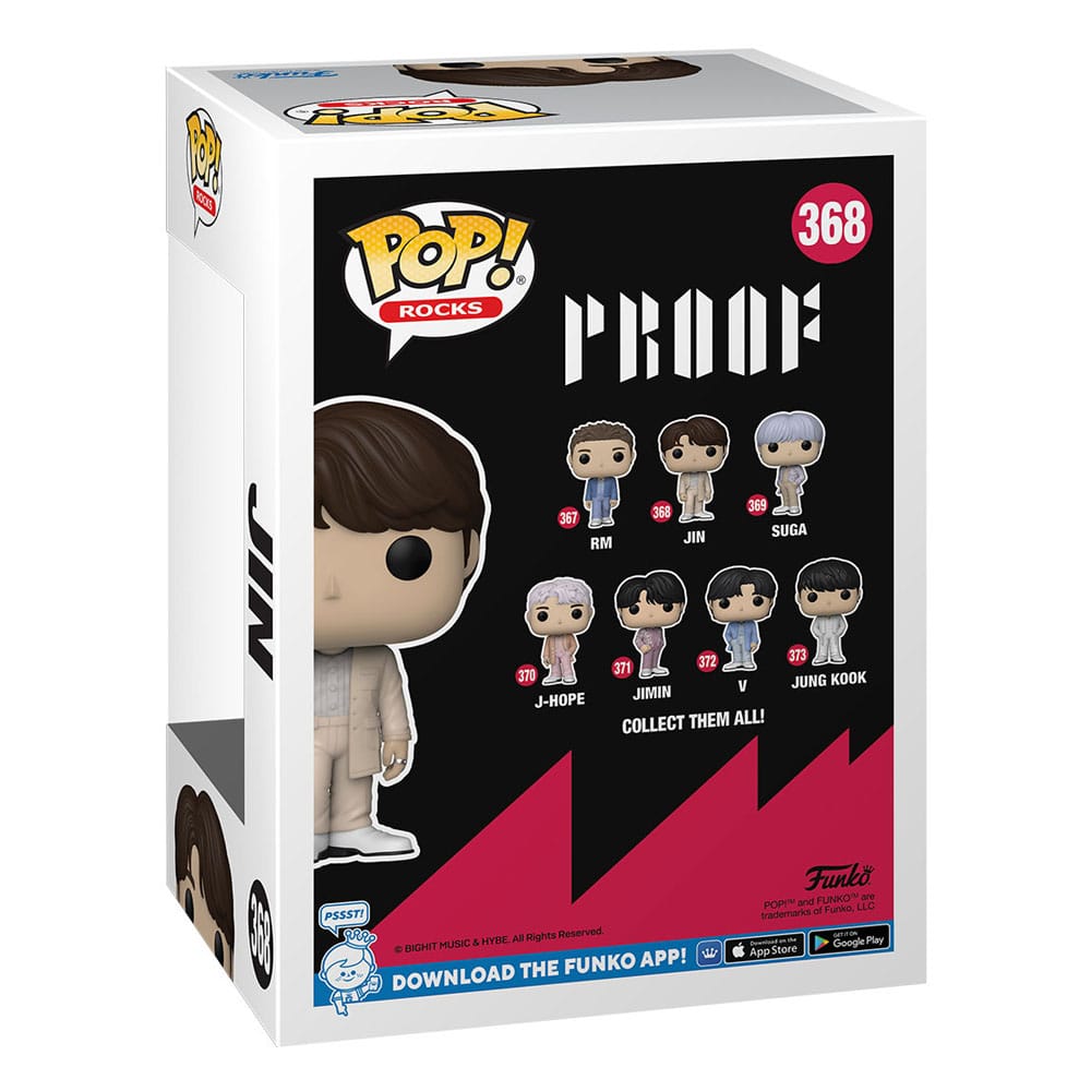 BTS POP! Rocks Vinyl Figure Jin 9 cm 0889698725781