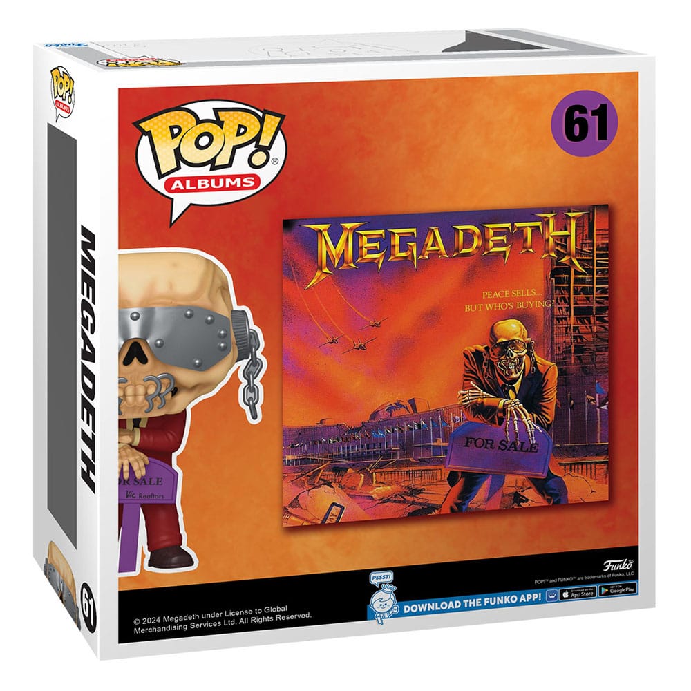 Megadeth POP! Albums Vinyl Figure PSBWB 9 cm 0889698725897