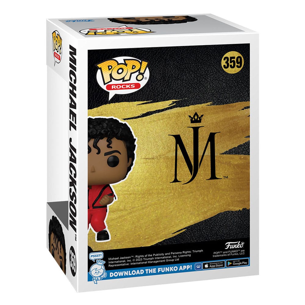 Michael Jackson POP! Rocks Vinyl Figure Thriller 9 cm 0889698725910