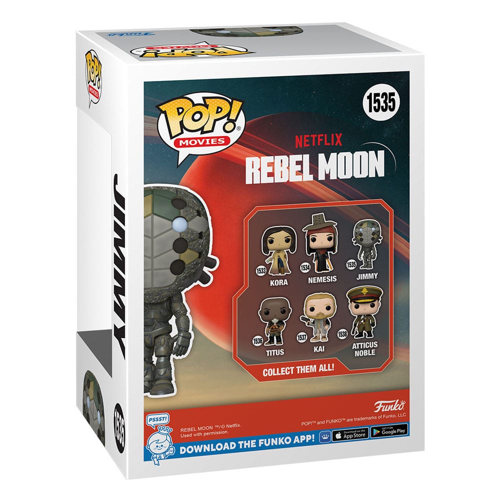 Rebel Moon POP! Movies Vinyl Figure Jimmy 9 cm 0889698726252