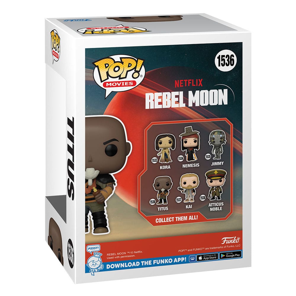 Rebel Moon POP! Movies Vinyl Figure Titus 9 cm 0889698726276