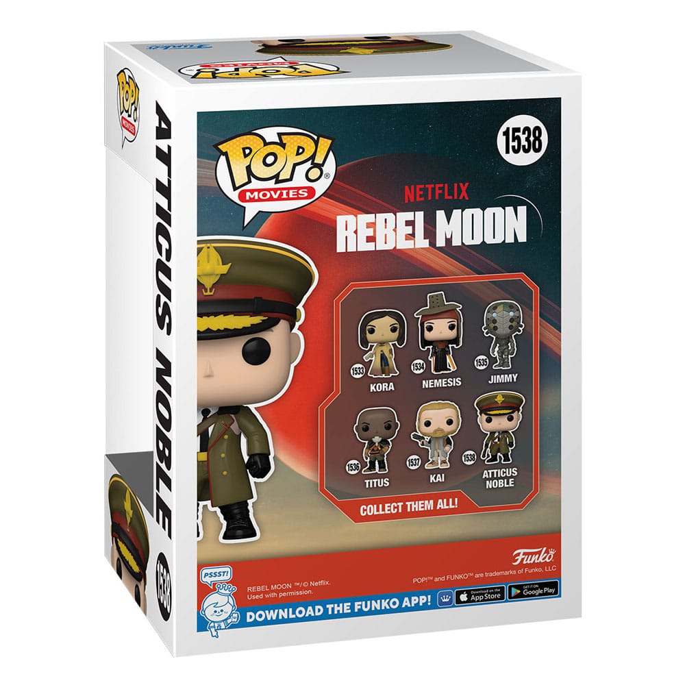 Rebel Moon POP! Movies Vinyl Figure Atticus Noble 9 cm 0889698726290