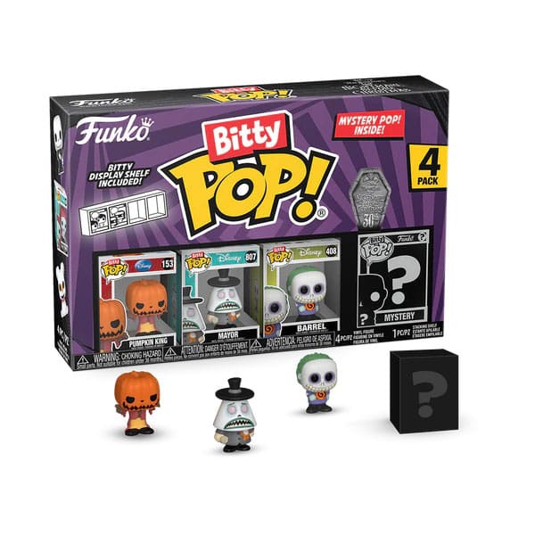 Nightmare Before Christmas Bitty POP! Vinyl Figure 4-Pack Pumpkin Jack 2,5 cm 0889698730204