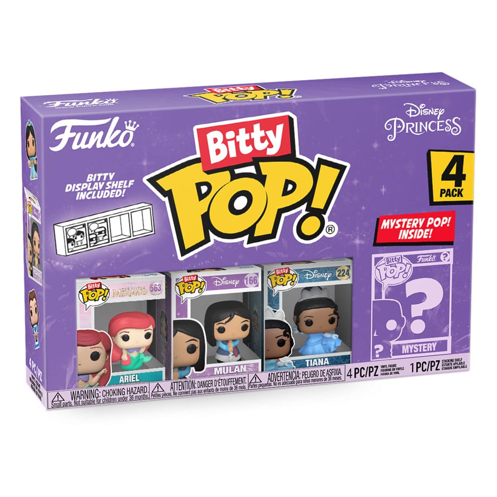 Disney Princesses Bitty POP! Vinyl Figure 4-Pack Ariel 2,5 cm 0889698730273