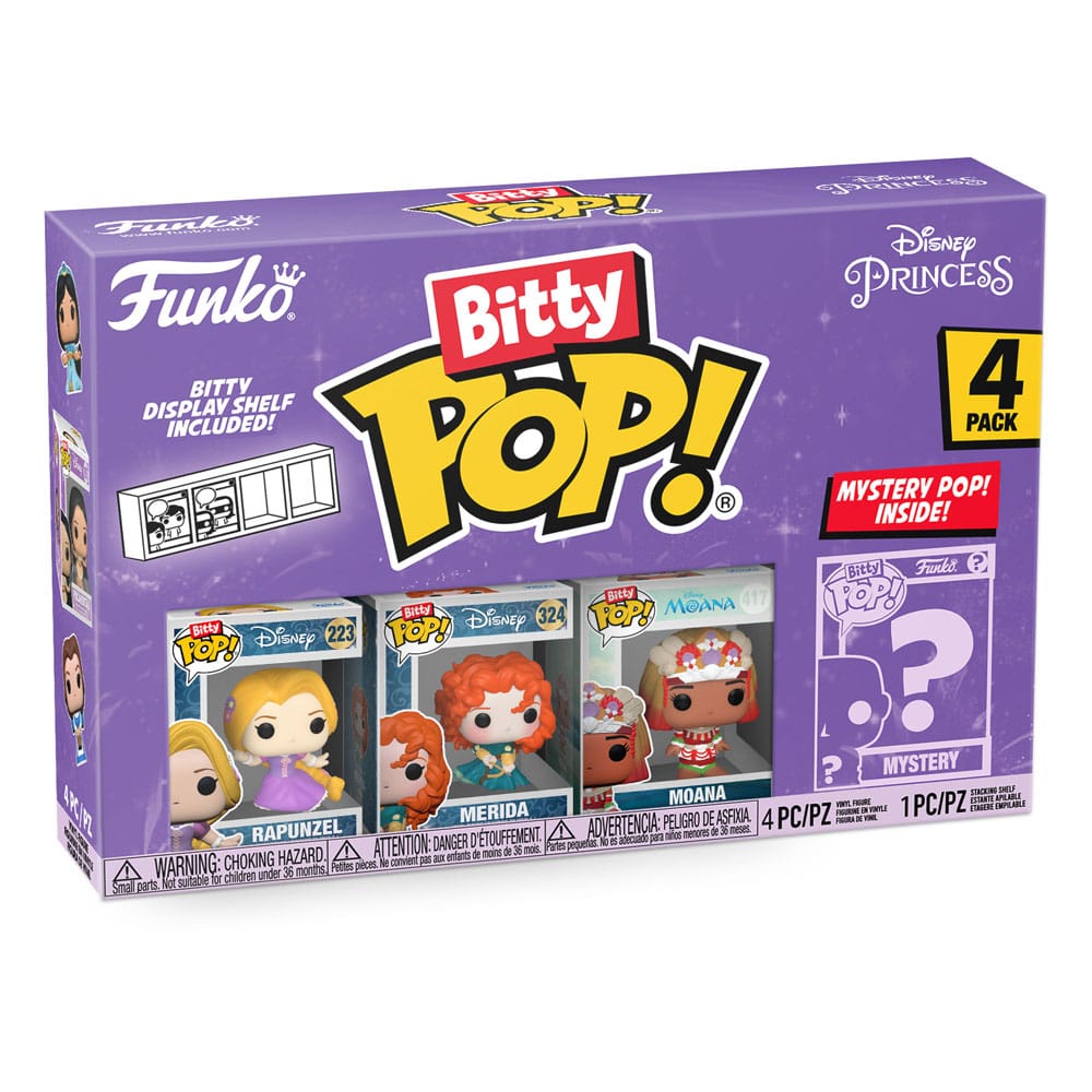 Disney Princesses Bitty POP! Vinyl Figure 4-Pack Rapunzel 2,5 cm 0889698730303