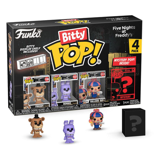 Five Nights at Freddy's Bitty POP! Vinyl Figure 4-Pack Freddy 2,5 cm 0889698730464