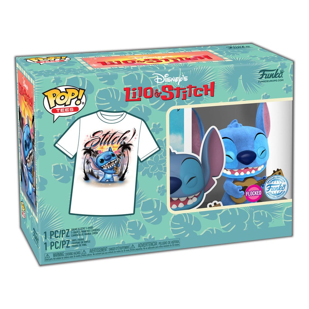 Lilo & Stitch POP! & Tee Box Ukelele Stitch (FL) Size XL 0889698731621