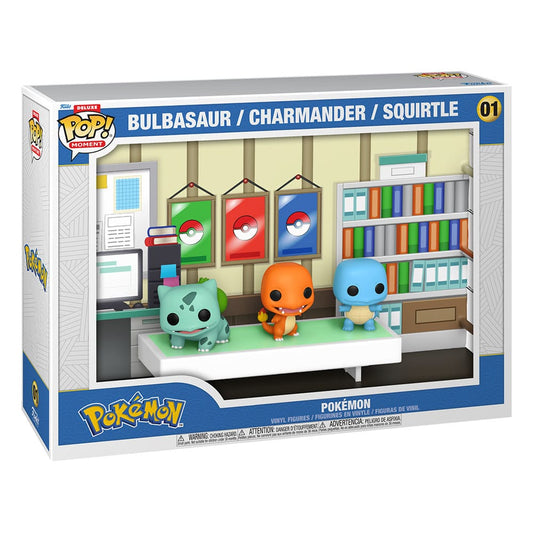 Pokemon POP Moments Deluxe Vinyl Figures Pokemon - Starters 0889698732543