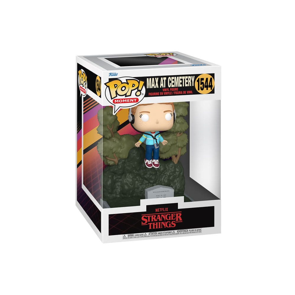 Stranger Things POP Moments Deluxe Vinyl Figures Max at Cemetery 9 cm 0889698737142