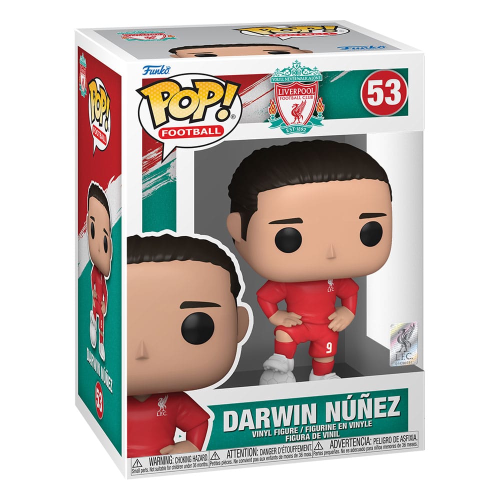 Liverpool F.C. POP! Football Vinyl Figure Darwin Núñez 9 cm 0889698739320