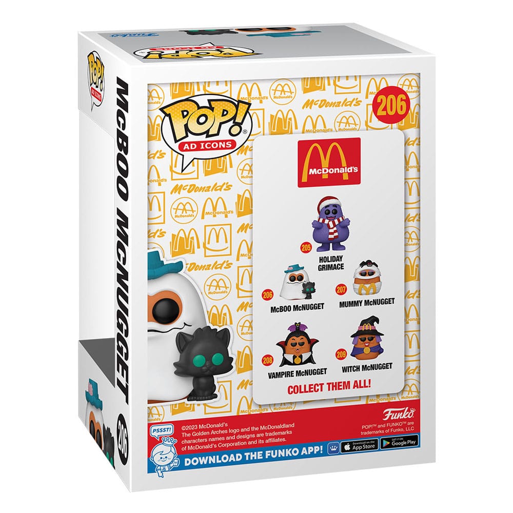 McDonalds POP! Ad Icons Vinyl Figure NB - Ghost 9 cm 0889698740661