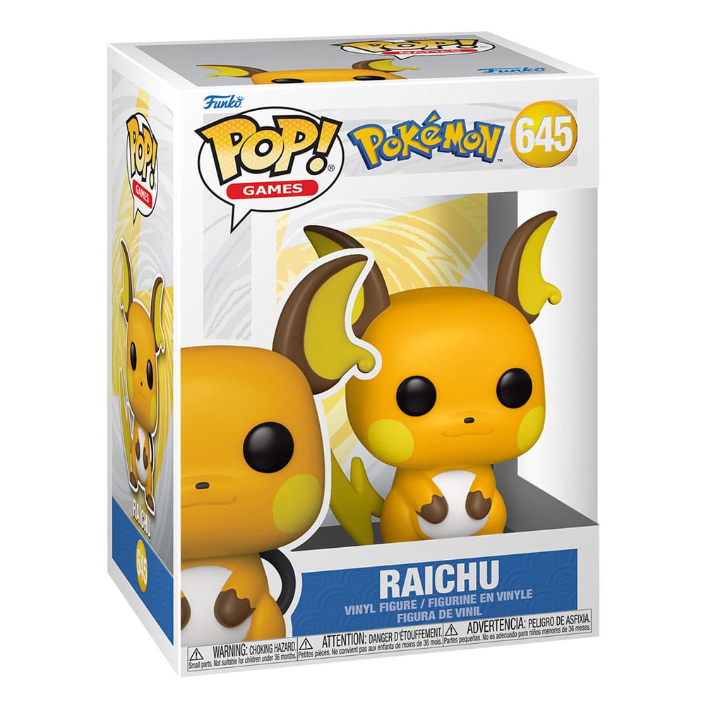 Pokemon POP! Games Vinyl Figure Raichu (EMEA) 9 cm 0889698742306