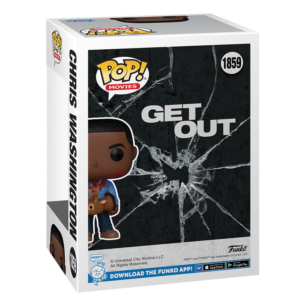 Jordan Peele POP! Movies Vinyl Figure Get Out - Chris Washington w/Deer 9 cm 0889698742672