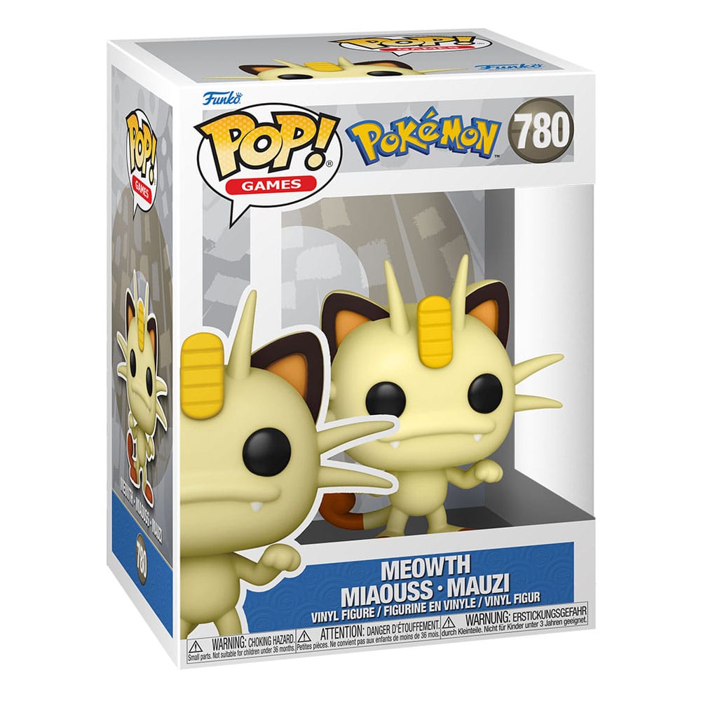 Pokemon POP! Games Vinyl Figure Meowth 9 cm 0889698746304