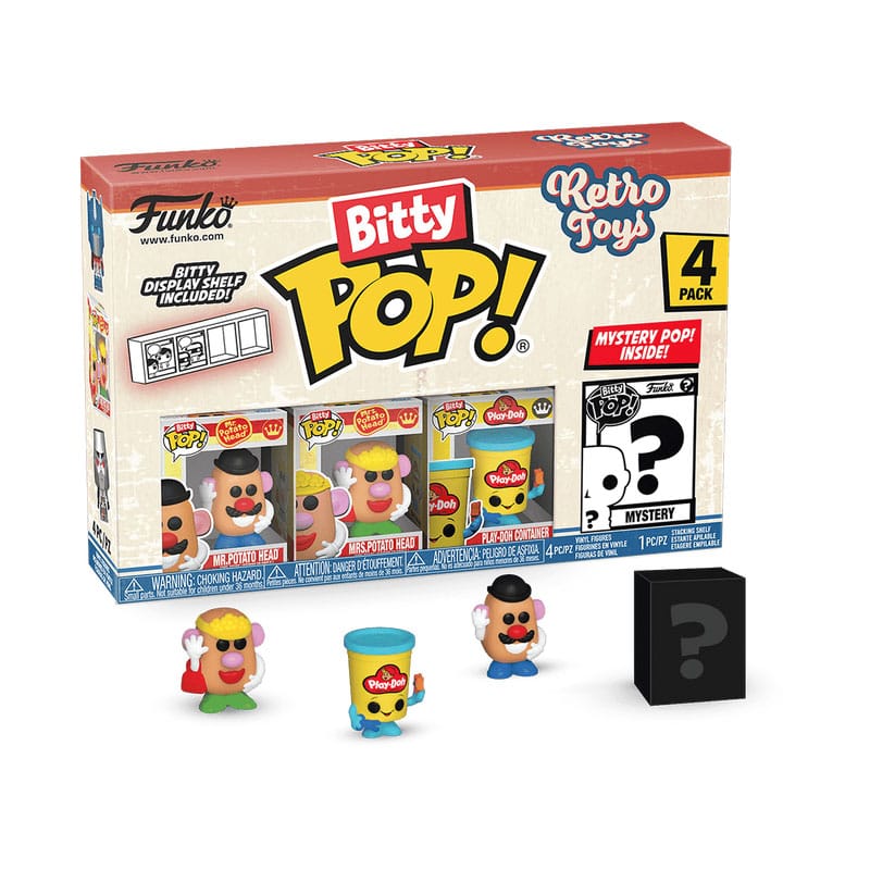 Retro Toys Bitty POP! Vinyl Figure 4-Pack Mr. Potato Head 2,5 cm 0889698754460