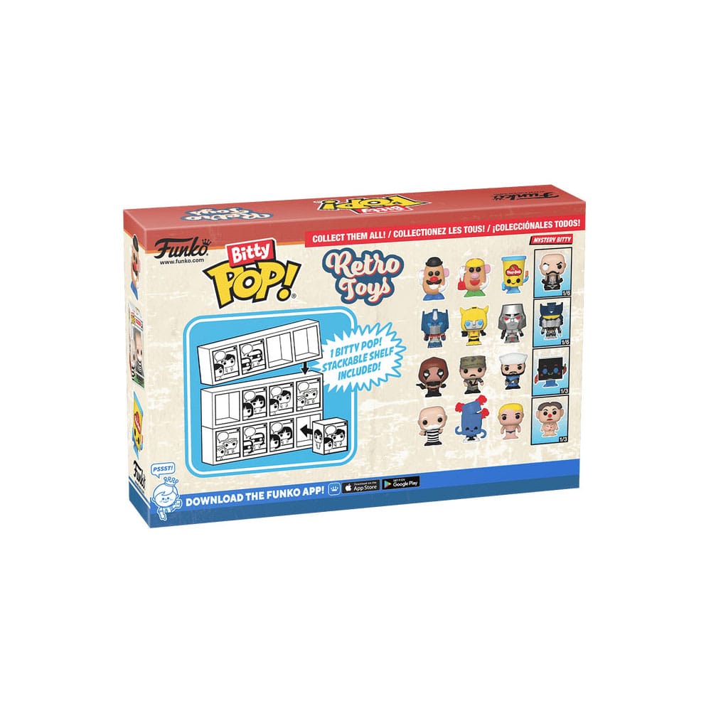 Retro Toys Bitty POP! Vinyl Figure 4-Pack Transformers 2,5 cm 0889698754477