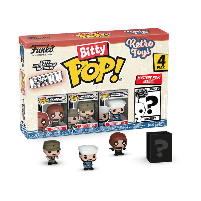 Retro Toys Bitty POP! Vinyl Figure 4-Pack GI Joe 2,5 cm 0889698754484