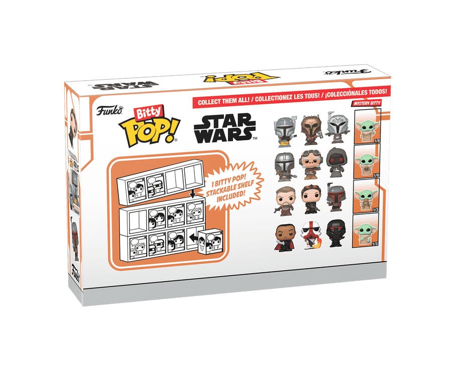 Star Wars: Mandalorian Bitty POP! Vinyl Figure 4-Pack Heavy Mandalorian 2,5 cm 0889698754514