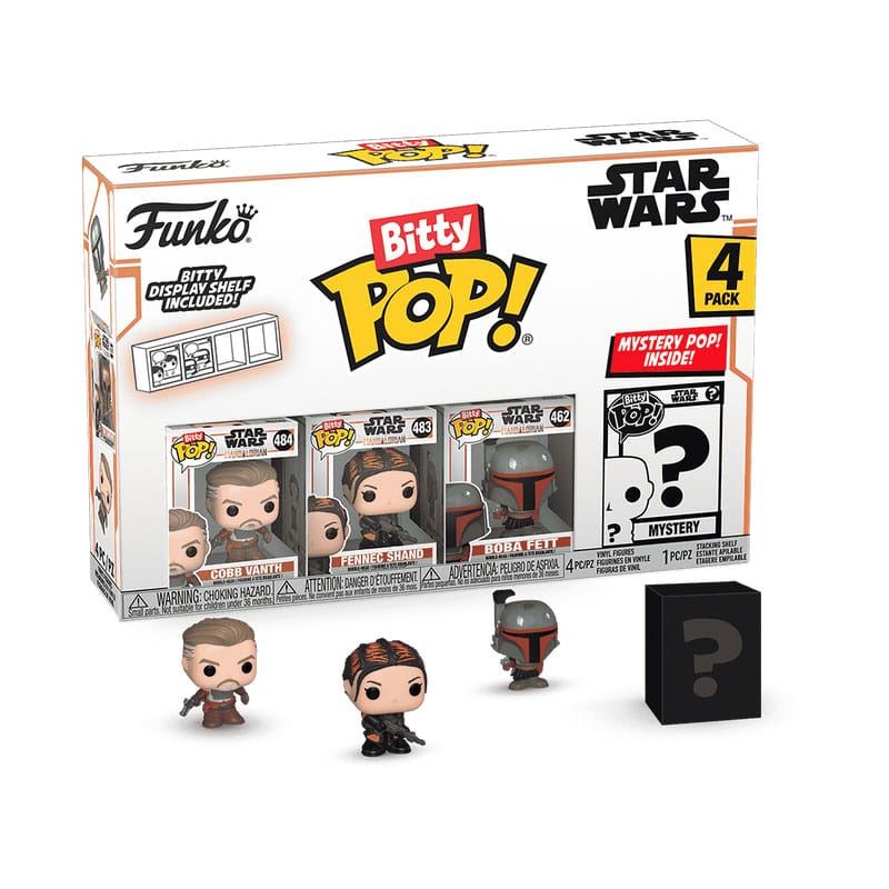 Star Wars: Mandalorian Bitty POP! Vinyl Figure 4-Pack Marshal 2,5 cm 0889698754538