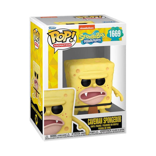 SpongeBob SquarePants 25th Anniversary POP! Vinyl Figure Caveman SB 9 cm 0889698757379