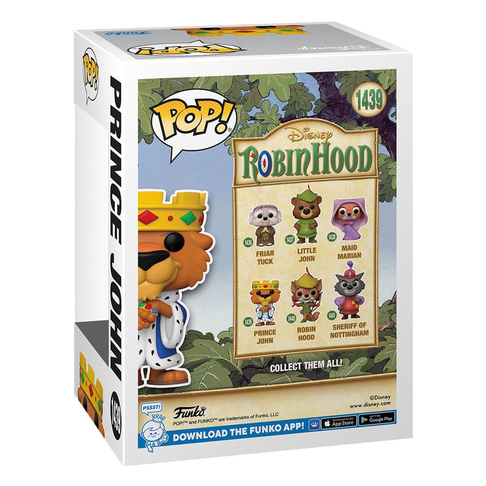 Robin Hood POP! Disney Vinyl Figure Prince John 9 cm 0889698759137