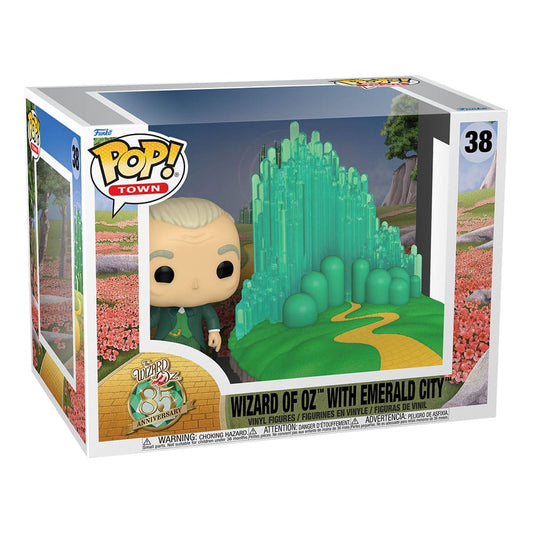 The Wizard of Oz POP! Town Vinyl Figure Emerald City w/Wizard 9 cm 0889698759786