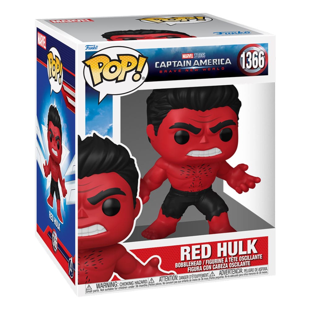 Captain America Brave New World Oversized POP! Vinyl Figure Red Hulk 15 cm 0889698759946