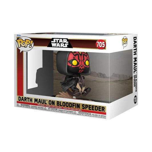 Star Wars POP! Rides Deluxe Vinyl Darth Maul on Bloodfin 9 cm 0889698760140