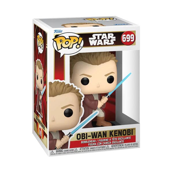 Star Wars The Phantom Menace Anniversary POP! Vinyl Figure Obi-Wan(Young) 9 cm 0889698760188