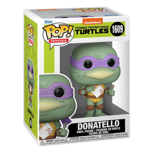 Teenage Mutant Ninja Turtles POP! Movies Vinyl Figure Donatello w/Napkin 9 cm 0889698760454