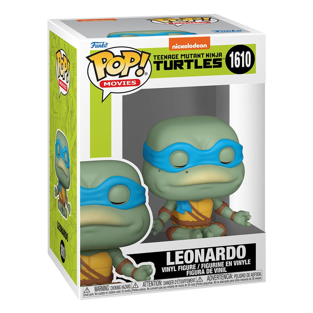 Teenage Mutant Ninja Turtles POP! Movies Vinyl Figure Leonardo(Meditating) 9 cm 0889698760461