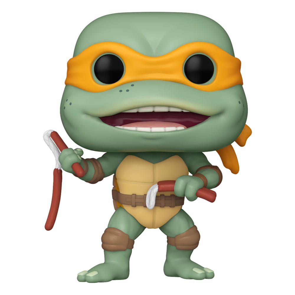 Teenage Mutant Ninja Turtles POP! Movies Vinyl Figure Michelangelo Sausage Link Nunchucks 9 cm 0889698760478